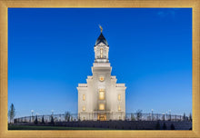 Load image into Gallery viewer, Cedar City Temple Blue Hour
