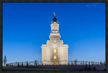 Load image into Gallery viewer, Cedar City Temple Blue Hour
