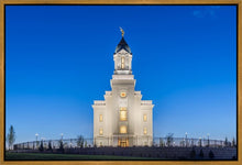 Load image into Gallery viewer, Cedar City Temple Blue Hour
