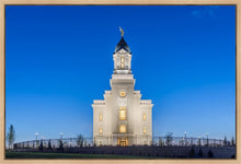 Load image into Gallery viewer, Cedar City Temple Blue Hour
