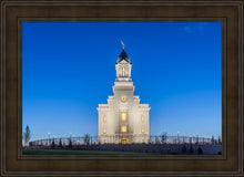 Load image into Gallery viewer, Cedar City Temple Blue Hour
