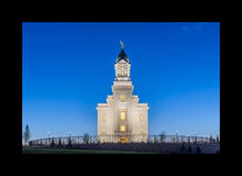 Load image into Gallery viewer, Cedar City Temple Blue Hour
