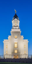 Load image into Gallery viewer, Cedar City Temple Blue Hour
