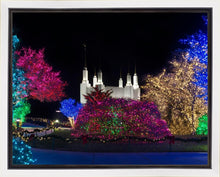 Load image into Gallery viewer, Washington DC Temple Colorful Christmas
