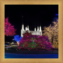 Load image into Gallery viewer, Washington DC Temple Colorful Christmas
