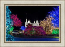 Load image into Gallery viewer, Washington DC Temple Colorful Christmas
