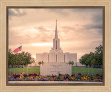 Load image into Gallery viewer, Jordan River Temple Evening Glow
