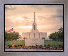 Load image into Gallery viewer, Jordan River Temple Evening Glow
