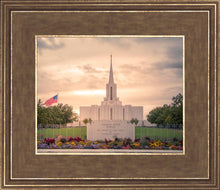 Load image into Gallery viewer, Jordan River Temple Evening Glow
