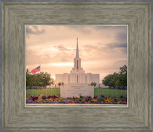 Load image into Gallery viewer, Jordan River Temple Evening Glow

