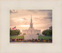 Load image into Gallery viewer, Jordan River Temple Evening Glow
