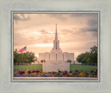 Load image into Gallery viewer, Jordan River Temple Evening Glow

