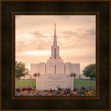 Load image into Gallery viewer, Jordan River Temple Evening Glow
