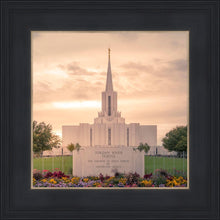 Load image into Gallery viewer, Jordan River Temple Evening Glow
