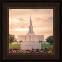 Load image into Gallery viewer, Jordan River Temple Evening Glow
