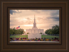 Load image into Gallery viewer, Jordan River Temple Evening Glow
