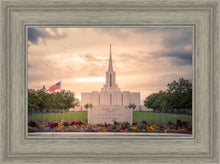 Load image into Gallery viewer, Jordan River Temple Evening Glow
