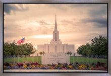 Load image into Gallery viewer, Jordan River Temple Evening Glow
