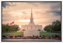 Load image into Gallery viewer, Jordan River Temple Evening Glow
