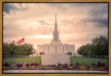 Load image into Gallery viewer, Jordan River Temple Evening Glow
