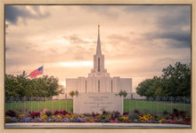 Load image into Gallery viewer, Jordan River Temple Evening Glow
