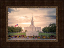 Load image into Gallery viewer, Jordan River Temple Evening Glow

