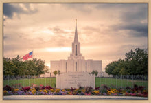 Load image into Gallery viewer, Jordan River Temple Evening Glow
