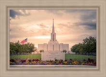 Load image into Gallery viewer, Jordan River Temple Evening Glow
