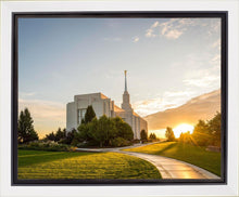 Load image into Gallery viewer, Twin Falls Temple Morning Light
