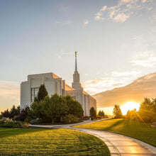 Load image into Gallery viewer, Twin Falls Temple Morning Light
