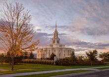 Load image into Gallery viewer, Payson Temple Autumn Light

