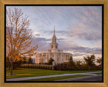 Load image into Gallery viewer, Payson Temple Autumn Light
