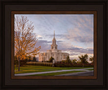 Load image into Gallery viewer, Payson Temple Autumn Light
