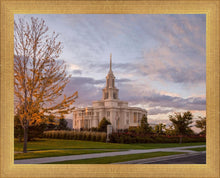 Load image into Gallery viewer, Payson Temple Autumn Light
