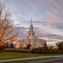 Load image into Gallery viewer, Payson Temple Autumn Light
