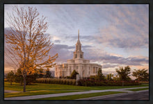 Load image into Gallery viewer, Payson Temple Autumn Light
