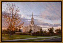Load image into Gallery viewer, Payson Temple Autumn Light

