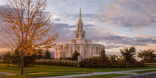 Load image into Gallery viewer, Payson Temple Autumn Light
