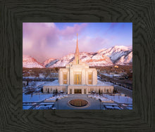 Load image into Gallery viewer, Ogden Winter Sunset Aerial
