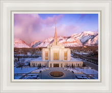 Load image into Gallery viewer, Ogden Winter Sunset Aerial
