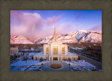 Load image into Gallery viewer, Ogden Winter Sunset Aerial
