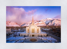 Load image into Gallery viewer, Ogden Winter Sunset Aerial
