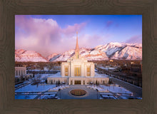 Load image into Gallery viewer, Ogden Winter Sunset Aerial
