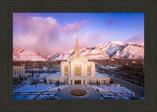 Load image into Gallery viewer, Ogden Winter Sunset Aerial
