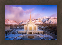 Load image into Gallery viewer, Ogden Winter Sunset Aerial
