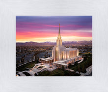 Load image into Gallery viewer, Oquirrh Mountain Pink Sunset Aerial
