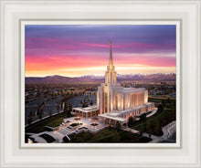 Load image into Gallery viewer, Oquirrh Mountain Pink Sunset Aerial
