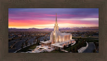 Load image into Gallery viewer, Oquirrh Mountain Pink Sunset Aerial
