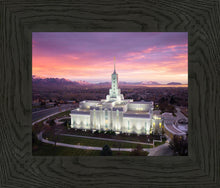 Load image into Gallery viewer, Mt Timpanogos Winter Sunset Aerial
