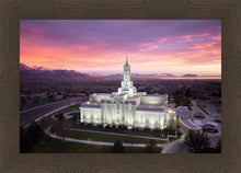 Load image into Gallery viewer, Mt Timpanogos Winter Sunset Aerial
